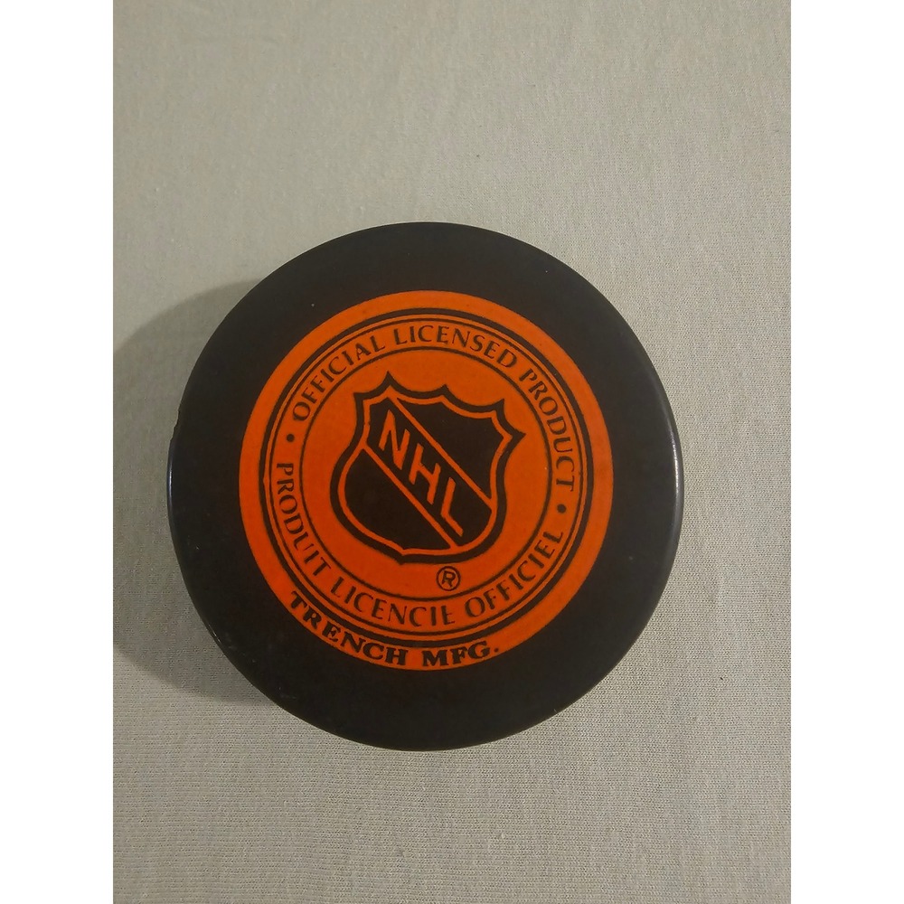 Tampa Bay Lightning Signed NHL Hockey Puck Trench Mfg 93‎ Daren Puppa Autograph - Picture 4 of 6